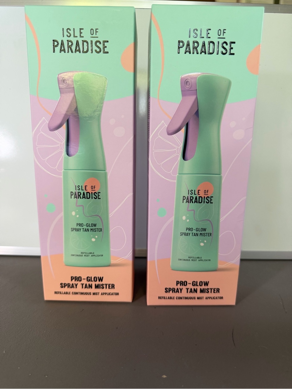 Isle of Paradise Mint & Lavender Spray Tan Mister - Dual Pack of 2
